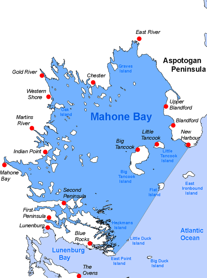 Map Mahone Bay